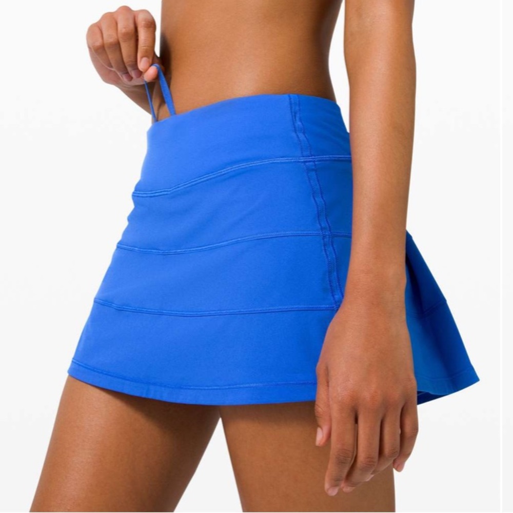 NWOT Lululemon Wild Bluebell Pace Rival Skirt (Regular) 4-Way Stretch 13” Size 4